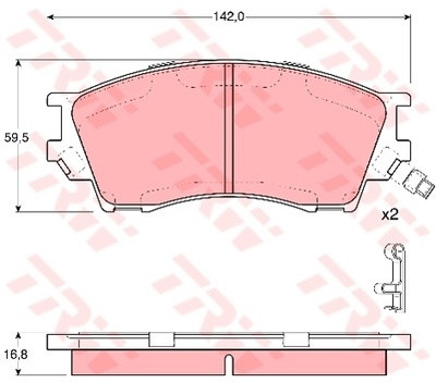 TRW KFZ Ausruestung GmbH) KFZ Ausruestung GmbH) GDB3230 GDB3230