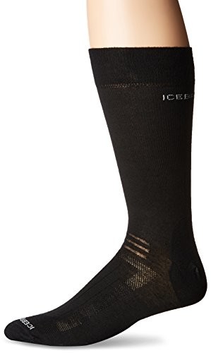 Icebreaker Mens Hike Ultra Light Liner Crew Black - l czarny 103955001L