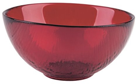 Excelsa Scratch miska, szkło, czerwona, 13 x 13 x 5 cm 49121