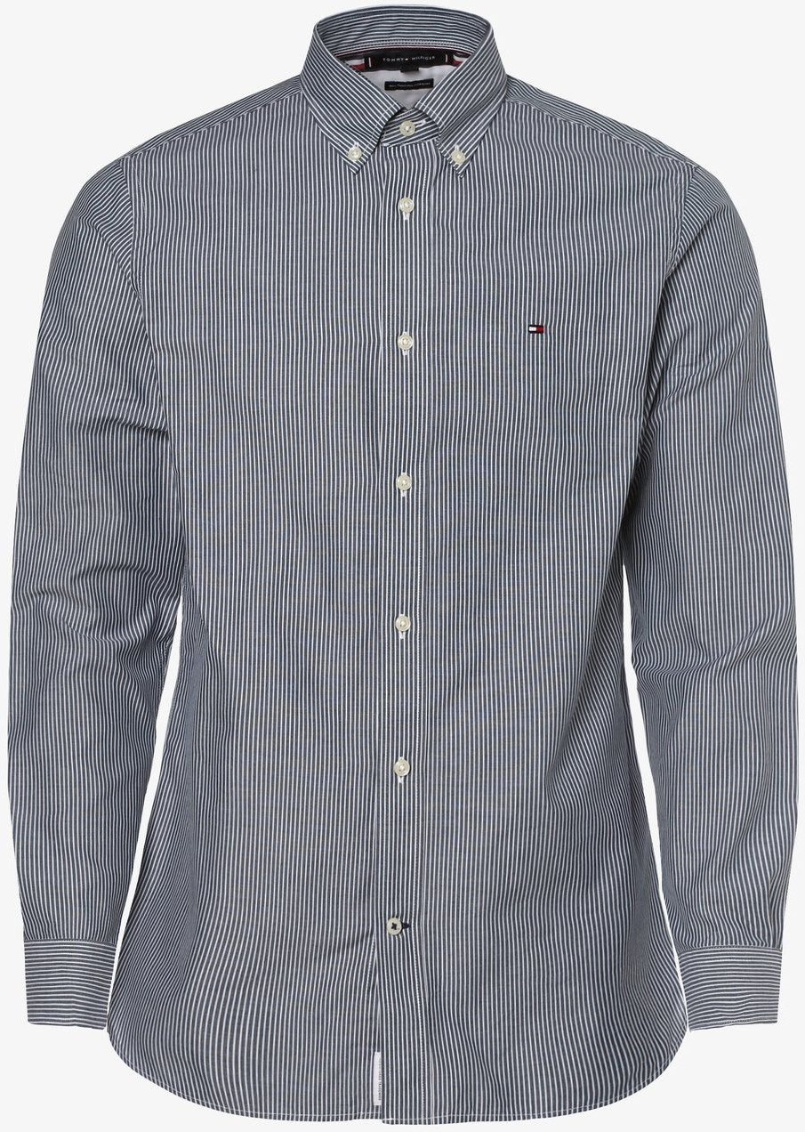 TOMMY HILFIGER Koszula męska Two Ply, niebieski