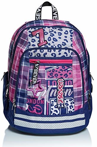 Seven Seven ZAINO ADVANCED - CHEER GIRL, uniseks - Dziecięcy plecak - CHEER GIRL, Viola, Unica 201002042-574