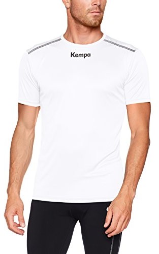 Kempa Buty męskie Poly koszulka T-shirt, biały, M 200234607