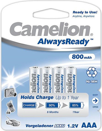 Camelion Akumulator Ni-MH AAA R03 800 mAh 4-pack 17408403