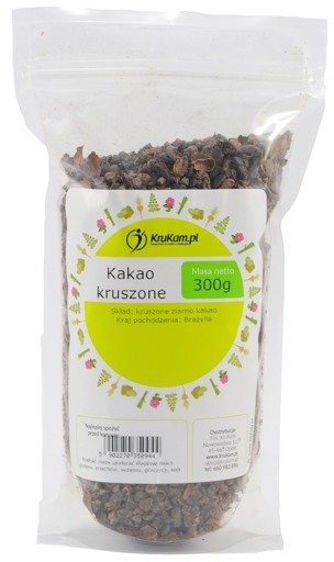 KruKam Kakao ziarno kakaowca kruszone 300g