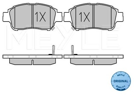 Wulf Gaertner Autoparts Zestaw klocków hamulcowych, hamulce tarczowe Wulf Gaertner Autoparts 025 233 4816/W