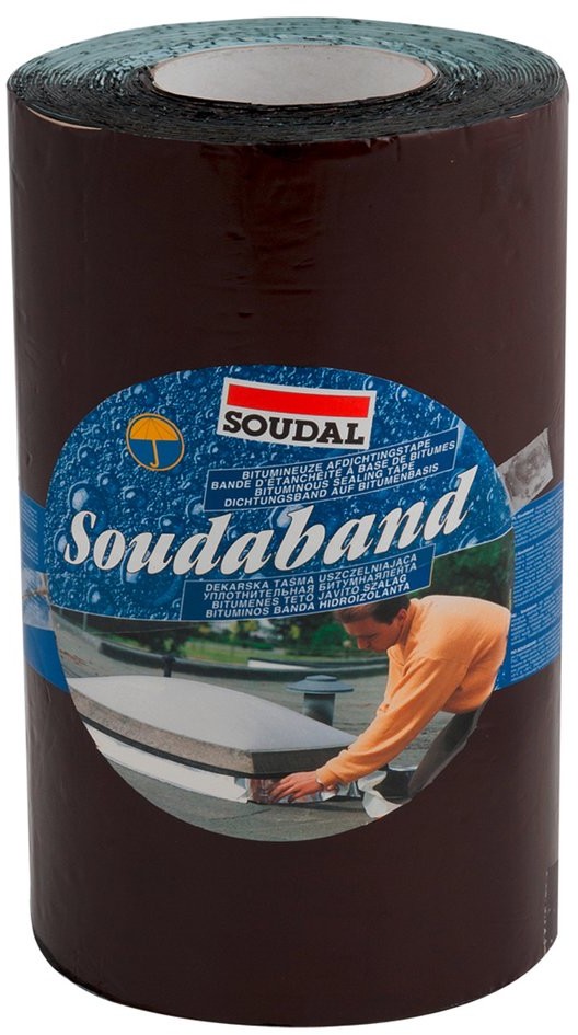 Soudal Soudal Taśma dekarska Soudaband brąz czekoladowy 22,5 cm x 1000 cm