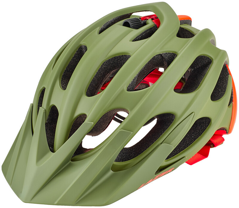 Lazer Magma+ Kask rowerowy, matte khaki/orange S | 52-56cm 2021 Kaski MTB FA003712234