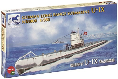 Bronco Znane Models nb5008 zestaw do budowy modelu German Long Range Submarine Type u-IX A