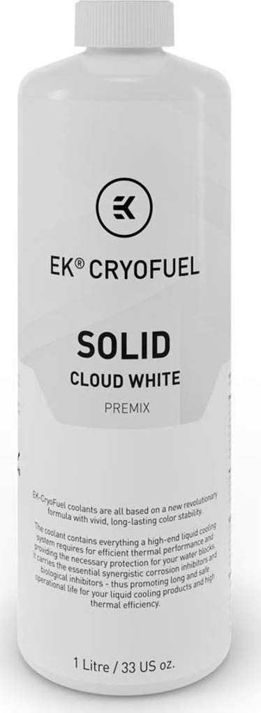 EK Water Blocks EK Water Blocks EK Water Blocks EK-CryoFuel Solid Premix Cloud White 1000ml WAEK-1591