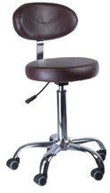 Beauty System Taboret kosmetyczny z opar. BD-9934 brązow