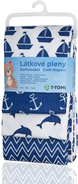 T-tomi Pieluchy materiałowe Sea