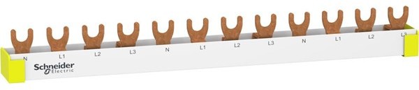 SCHNEIDER Comb busbar 4p 63a 12mod. R9XFH412