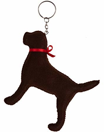 MICHI MICHI PC16 brelok do kluczy labrador brązowy pomysł na prezent pęk kluczy MICHI-PC16