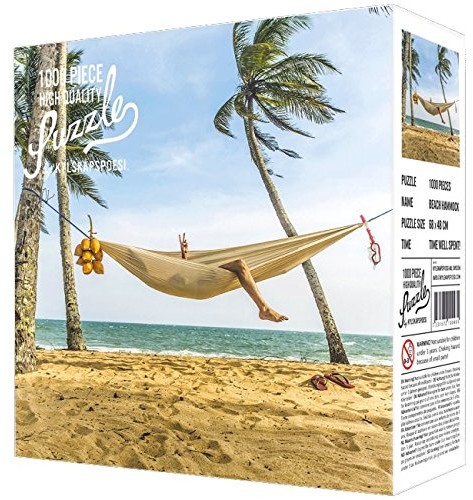 Kylskapspoesi kylskapsp oesi od kyl00464  High Quality puzzle na plażę z hamak, 1000 części