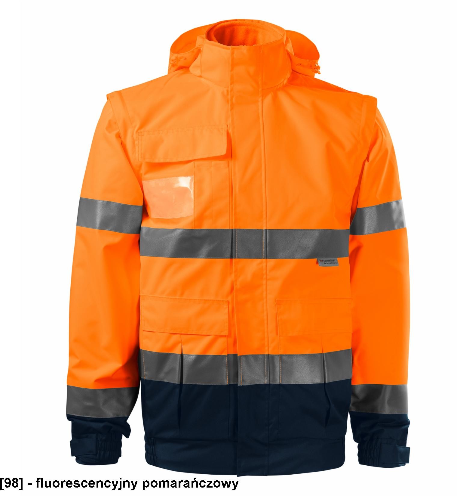 ADLER RIMECK HV Guard 4 in 1 5V2 - Kurtka unisex, 210/280 g/m, 100% poliester - 2 kolory - XS-4XL. HV Guard 4 in 1 5V2