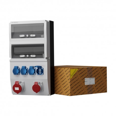 Doktorvolt Rozdzielnica budowlana eXT 32A 16A 4x230V Mennekes 8140 DV-8140-F