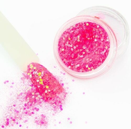 Allepaznokcie Pyłek do paznokci Tropical Effect Pink Candy 1 g Nr 09