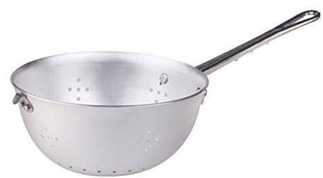 Pentole Agnelli pentole agnelli fama4020 cedzak z uchwytem i haczykiem, aluminium, srebrny FAMA4020