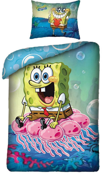 Halantex SP. Z O.O. SpongeBob, Komplet pościeli dziecięcej, 160x200 cm