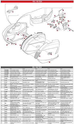 Givi Z1426R Cover para dolna część V35 Z1426R