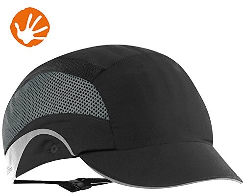 JSP aaf000  001  100 hardcap Aerolite krótki Peak Bump GAP, 5 cm, w kolorze czarnym AAF000-001-100
