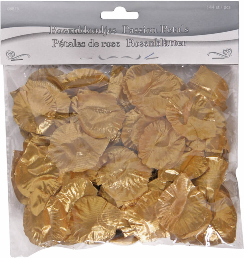 Folat Płatki róż - złote - 144 szt. F08875