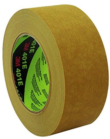 3M 401E taśma klejąca z krepy, 48 mm x 50 m, przemysłowe i lakierowane, beżowa (opakowanie 20 szt.) 7100042954