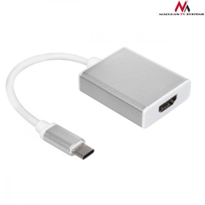 Maclean Adapter USB-C HDMI metalowa obudow MCTV-841