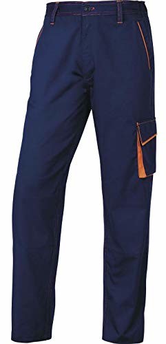 Deltaplus Deltaplus M6PANBMXG Panostyle spodnie robocze z poliestru/bawełny, granatowo-pomarańczowy, rozmiar XL 5427613