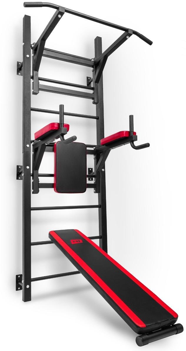 Hop-Sport Poręcze treningowe z ławką, HS-1008K