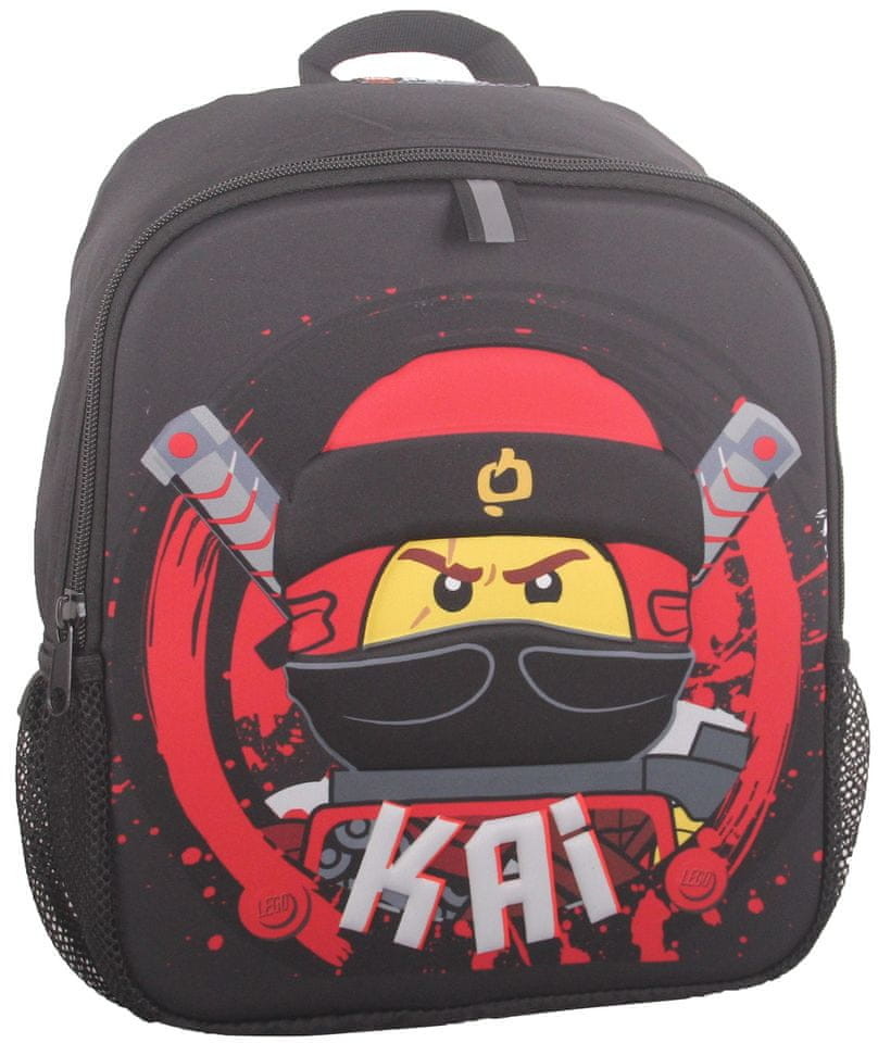 Lego Plecak dziecięcy Ninjago Kai 10101-05 Czarno Czerwony uniwersalny 348510-uniw
