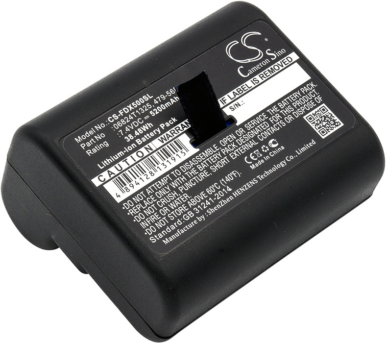 Cameron Sino Fluke DSX-5000 CableAnalyzer 06824T1325 5200mAh 38.48Wh Li-Ion 7.4V CS-FDX500SL