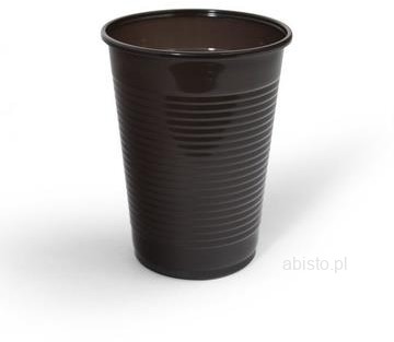 SERVIPACK Kubek plastikowy SERVIPACK na gorące napoje 200ml brąz A'100