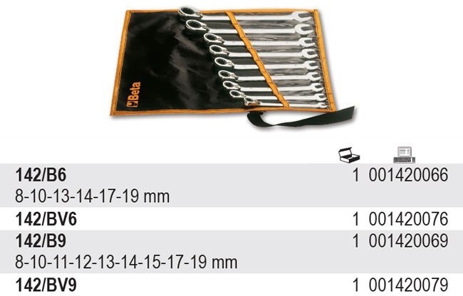 Beta KPL.KLUCZY PŁ.-OCZK.Z DWUK.M.ZAPAD.6SZT 142/B6