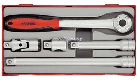 TENG TOOLS Zestaw pokrętła zapadkowego 1/2