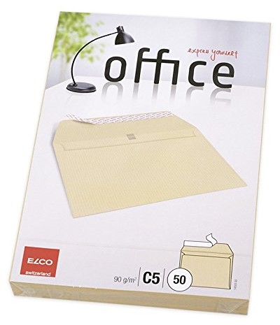 ELCO Elco 74505  Format 92 kopert bez okienka, C5, brązowy, 50 sztuki 74505-92