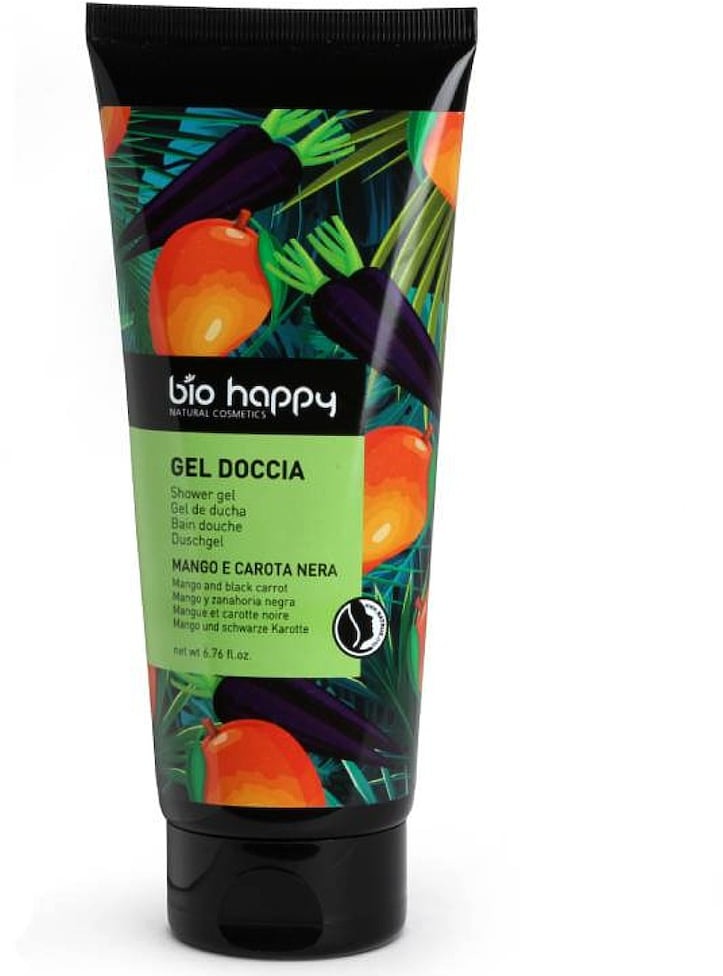 Bio Happy Happy Pielęgnacja ciała Żel pod prysznic Mango & Czarna Marchew 200 ml