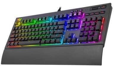 Thermaltake Tt eSPORTs  Premium X1 RGB Cherry MX Blue (KB-TPX-BLBRUS-01)