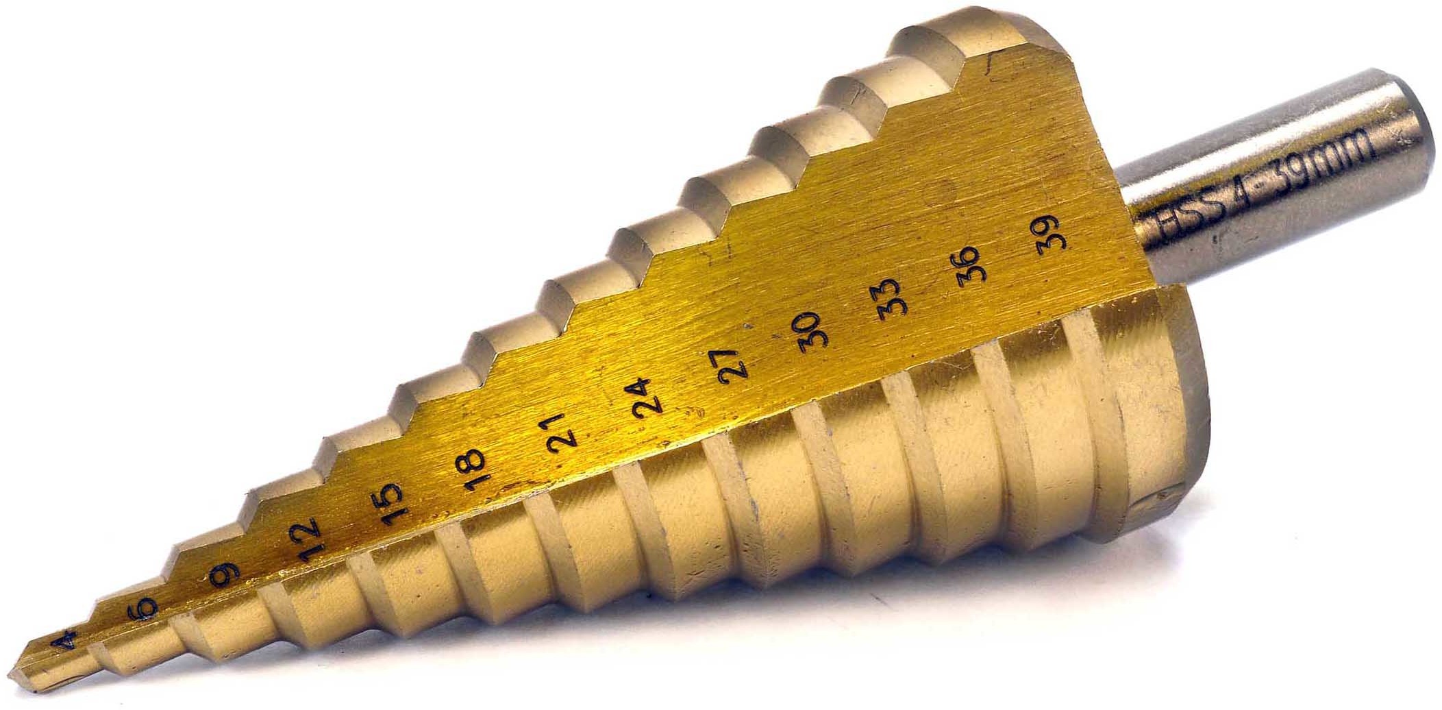 HSS Wiertło Stożkowe Stopniowe Tytan 4-32mm