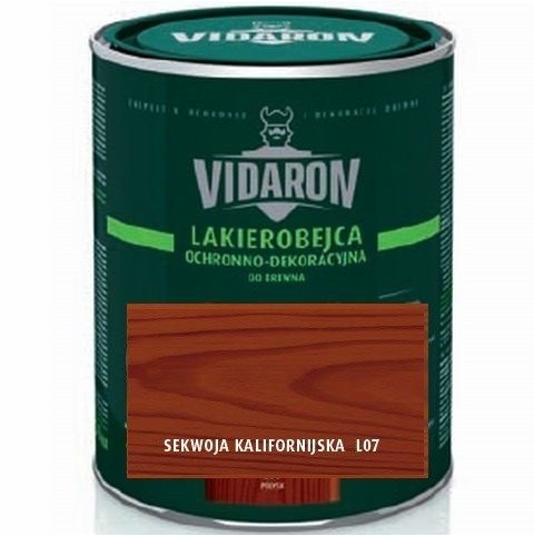 $214nie$215ka Lakierobejca do drewna sekwoja kali. 0,75 L Vidaron 744883