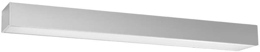 Thoro Nowatorska Lampa Plafon PINNE 650 ALUMINIOWA SREBRNA SATYNOWA THORO TH.043