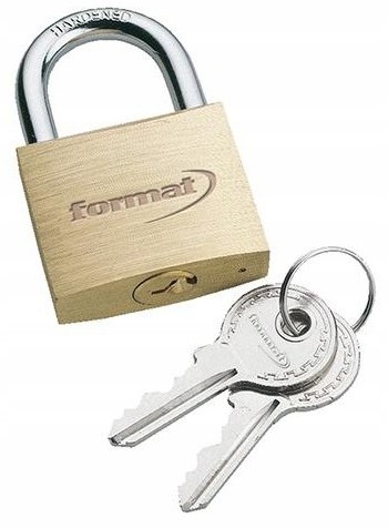 Uniwersalna Kłódka z Mosiądzu Mosiężna 30mm Format