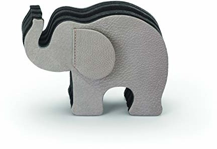Faber-Castell Faber-Castell Pojemnik na długopisy w kształcie słonia firmy Graf von Faber Castell, w kolorze szarym z 12 kredkami Polychromos, 118725 118725