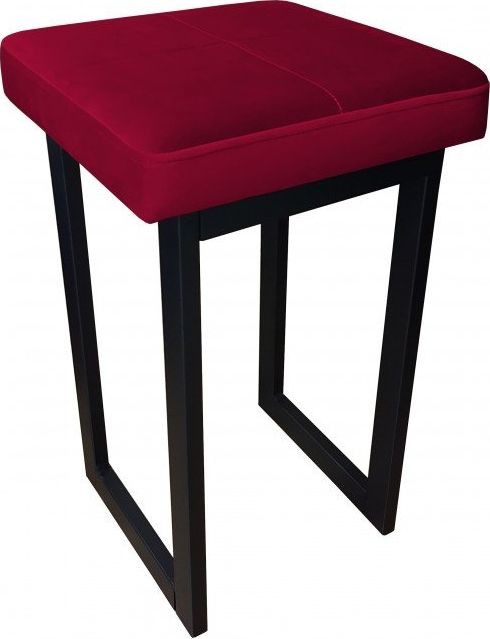 Atos Taboret MAESTRO LOW MG VELVET bordowy AS-SOLID-LOFT-45CM-MG31