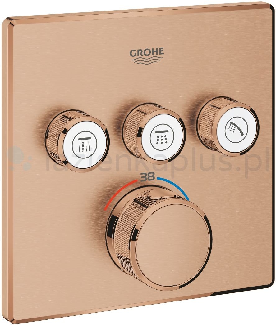 Grohe Grohtherm SmartControl bateria wannowo-prysznicowa podtynkowa inny 29126DL0