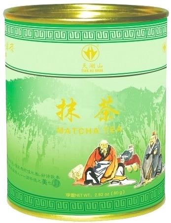 Tian Hu Shan Matcha, sproszkowana zielona herbata w puszce 80g - Tian Hu Shan 59-uniw