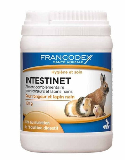Francodex Intestinet Reguluje Pracę Jelit gryzoni 150 g