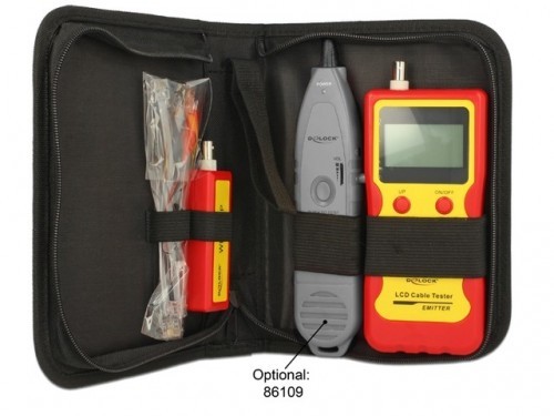 Delock Impakt TESTER KABLI RJ45 & RG-12 & BNC & USB