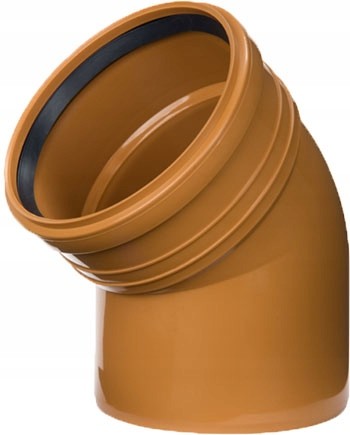 Kolano Kanalizacyjne 110x45 St.kanaliza.zewnętrzna