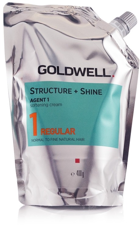 Goldwell Structure + Shine Agent 1 - 1 Regular Krem zmiękczający - 1 Regular do włosów cienkich lub normalnych 400 g 0000048575